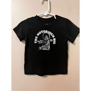 Toddler The Notorious B.I.G. Black T Shirt Size 18M